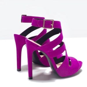 Zara magenta heel